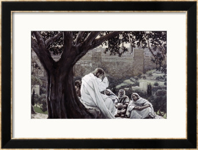 Christ Fortelling The Destruction Of The Temple by James Tissot Pricing Limited Edition Print image
