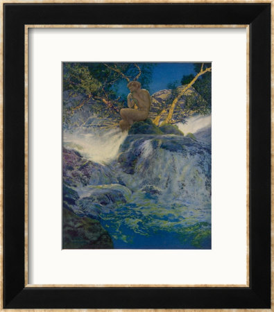 Pan By A Stream by Maxfield Parrish Pricing Limited Edition Print image