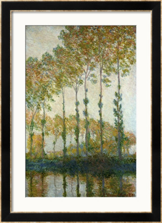 Poplars On The Epte by Claude Monet Pricing Limited Edition Print image