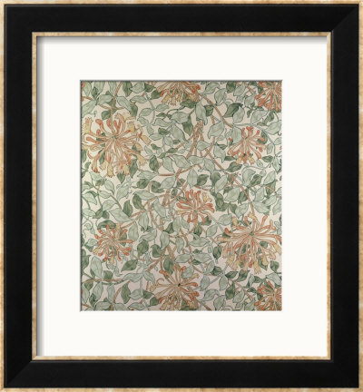 Honeysuckle Ii' Design by William Morris Pricing Limited Edition Print image