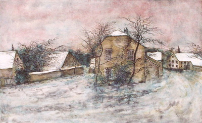 Le Vieux Village Sous La Neige by Bernard Gantner Pricing Limited Edition Print image