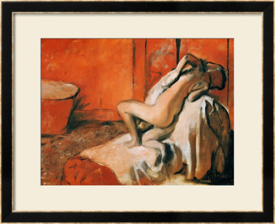 After The Bath, Circa 1896 by Edgar Degas Pricing Limited Edition Print image