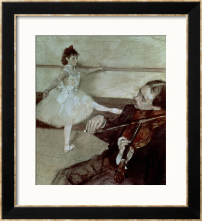 The Dance Lesson, Circa 1879 by Edgar Degas Pricing Limited Edition Print image