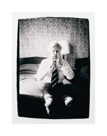 Self-Portrait, C.1982  (On Bed) by Andy Warhol Pricing Limited Edition Print image