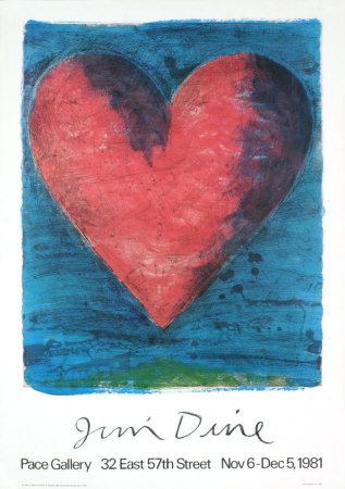 Pace Gallery, C.1981 by Jim Dine Pricing Limited Edition Print image