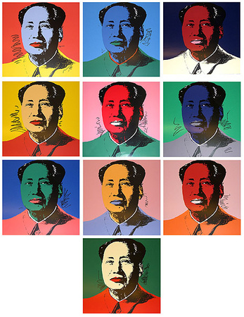 Mao Tse-Tung Kopf, Set 10 Subjects by Andy Warhol Pricing Limited Edition Print image