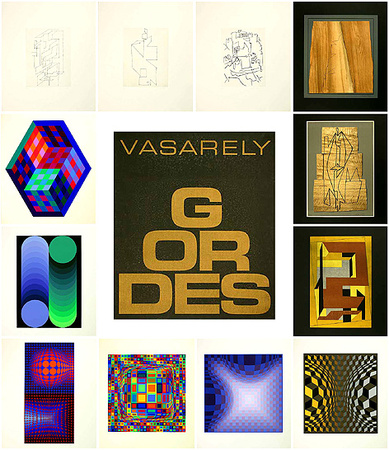 Gordes Mappe Mit 12 Blatt, C.1970 by Victor Vasarely Pricing Limited Edition Print image