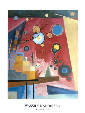 Composition With Red by Wassily Kandinsky Pricing Limited Edition Print image