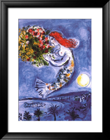 La Baie Des Anges by Marc Chagall Pricing Limited Edition Print image