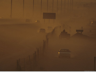 A Dust Storm Blows Through Riyadh by Reza Pricing Limited Edition Print image