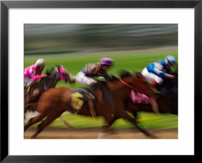 Thoroughbred Horses Racing At Keeneland Race Track, Lexington, Kentucky, Usa by Adam Jones Pricing Limited Edition Print image