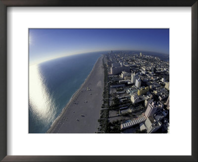 Aerial View Of South Beach, Miami, Florida, Usa by Robin Hill Pricing Limited Edition Print image
