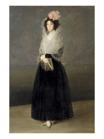 The Countess Del Carpio, Marquess De La Solana by Francisco De Goya Pricing Limited Edition Print image