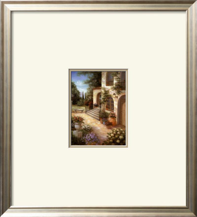 Tuscan Courtyard Ii by Vivian Flasch Pricing Limited Edition Print image