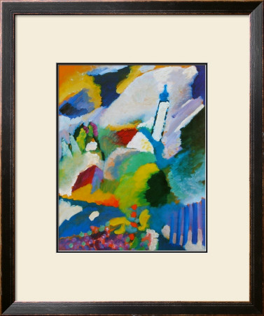 The Church In Murnau by Wassily Kandinsky Pricing Limited Edition Print image