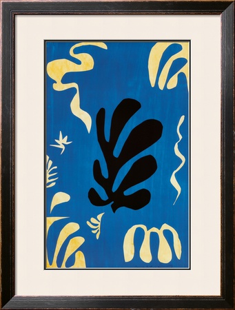 Composition Fond Bleu by Henri Matisse Pricing Limited Edition Print image