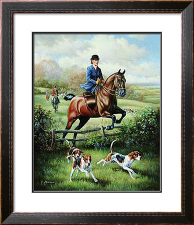 Lady's Pursuit by Judy Gibson Pricing Limited Edition Print image