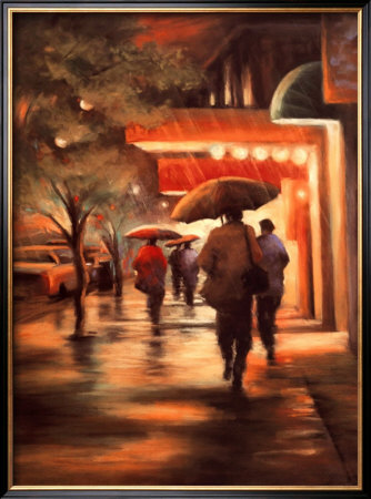 2Nd Street Drizzle by Carol Jessen Pricing Limited Edition Print image