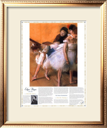 Masterworks Of Art - The Dance Examination by Edgar Degas Pricing Limited Edition Print image