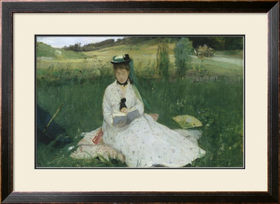 Reading, C.1873 by Berthe Morisot Pricing Limited Edition Print image