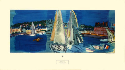 Drying The Sails by Raoul Dufy Pricing Limited Edition Print image