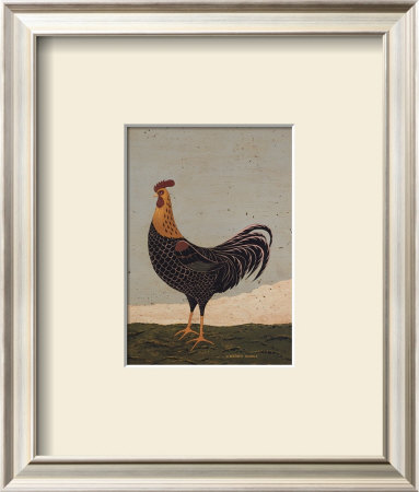 Rooster Facing West by Warren Kimble Pricing Limited Edition Print image