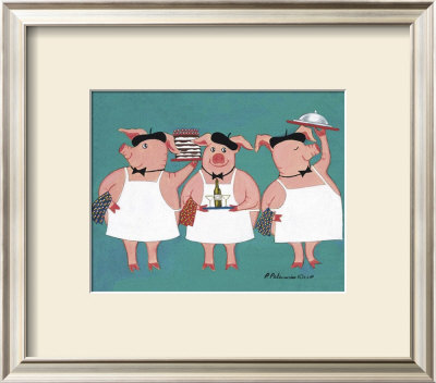 Restaurant Pigs Ii by Patricia Palermino Pricing Limited Edition Print image