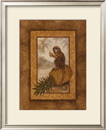 Marmoset With Pineapple Ii by Debra Swartzendruber Pricing Limited Edition Print image