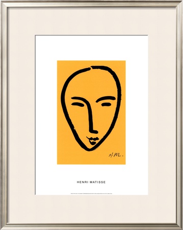 Visage Sur Fond Jaune by Henri Matisse Pricing Limited Edition Print image