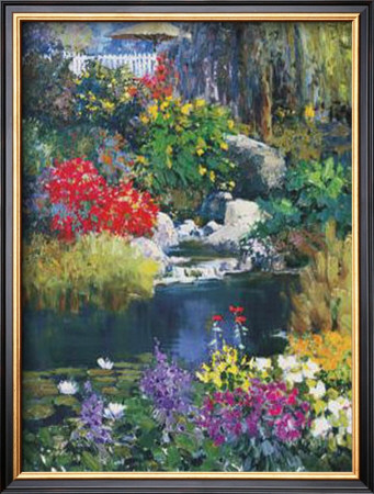 Backyard Pond by Kent Wallis Pricing Limited Edition Print image