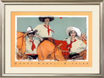 Moon Dog Chasers And Palamino Racers by Donna Howell-Sickles Pricing Limited Edition Print image