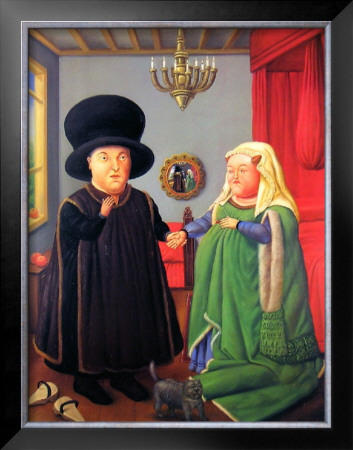 The Arnolfini by Fernando Botero Pricing Limited Edition Print image