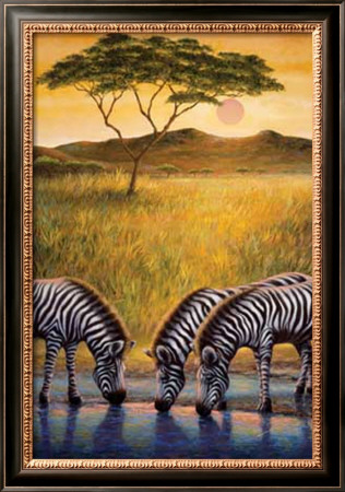 Zebra Respite by Joe Sambataro Pricing Limited Edition Print image