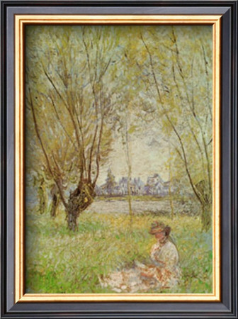 Woman Under The Willows by Claude Monet Pricing Limited Edition Print image