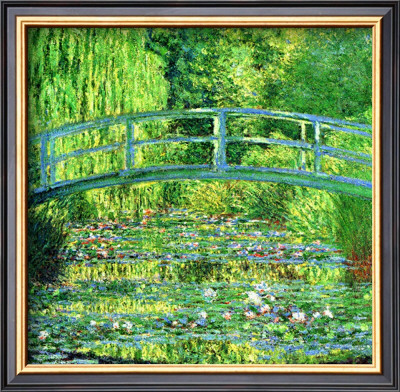 The Water Lilly Pond, Green Harmony by Claude Monet Pricing Limited Edition Print image