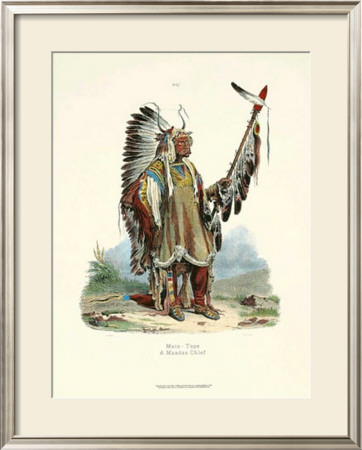 Mandan Chief by Karl Bodmer Pricing Limited Edition Print image