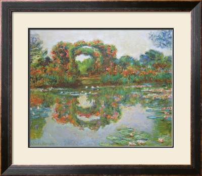 Blooming Round Arches At Giverny, 1913 by Claude Monet Pricing Limited Edition Print image