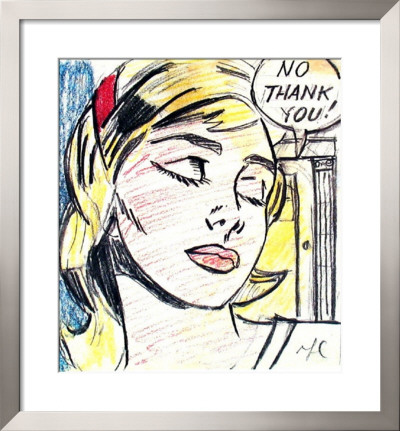 No, Thank You! by Roy Lichtenstein Pricing Limited Edition Print image