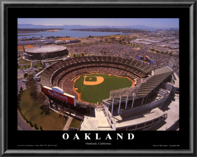 Oakland: Network Associates, Athletics Baseball by Mike Smith Pricing Limited Edition Print image