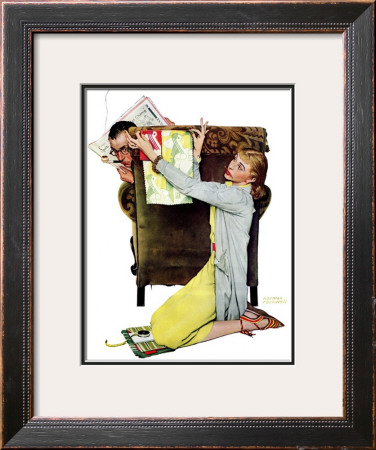 Decorator, March 30,1940 by Norman Rockwell Pricing Limited Edition Print image