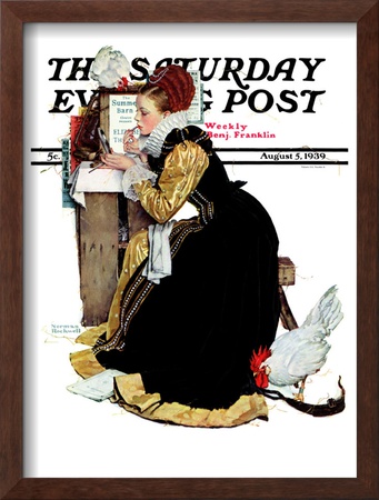 Summer Stock Saturday Evening Post Cover, August 5,1939 by Norman Rockwell Pricing Limited Edition Print image