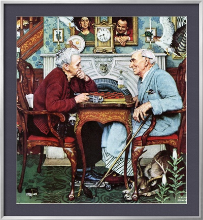 April Fool, 1943, April 3,1943 by Norman Rockwell Pricing Limited Edition Print image