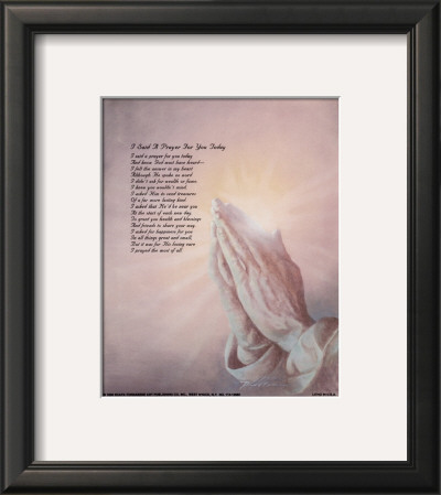 I Said A Prayer For You by Danny Hahlbohm Pricing Limited Edition Print image