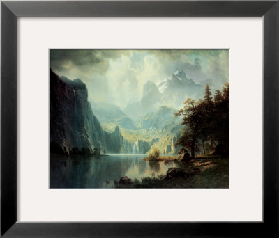 In The Mountains, 1867 by Albert Bierstadt Pricing Limited Edition Print image