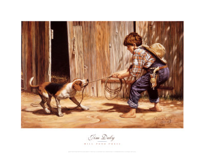 Just A Cowboy Buckaroo by Jim Daly Pricing Limited Edition Print image