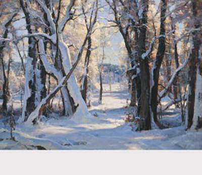 Cottonwoods In Winter by Clyde Aspevig Pricing Limited Edition Print image