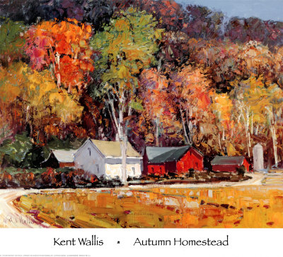 Autumn Homestead by Kent Wallis Pricing Limited Edition Print image