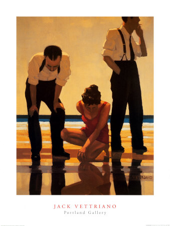 Narcissistic Bathers by Jack Vettriano Pricing Limited Edition Print image