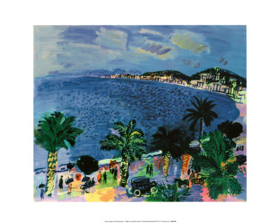 Bay Of Angels-Nice, 1929 by Raoul Dufy Pricing Limited Edition Print image