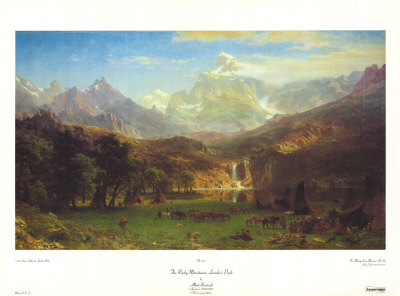 Rocky Mountains by Albert Bierstadt Pricing Limited Edition Print image